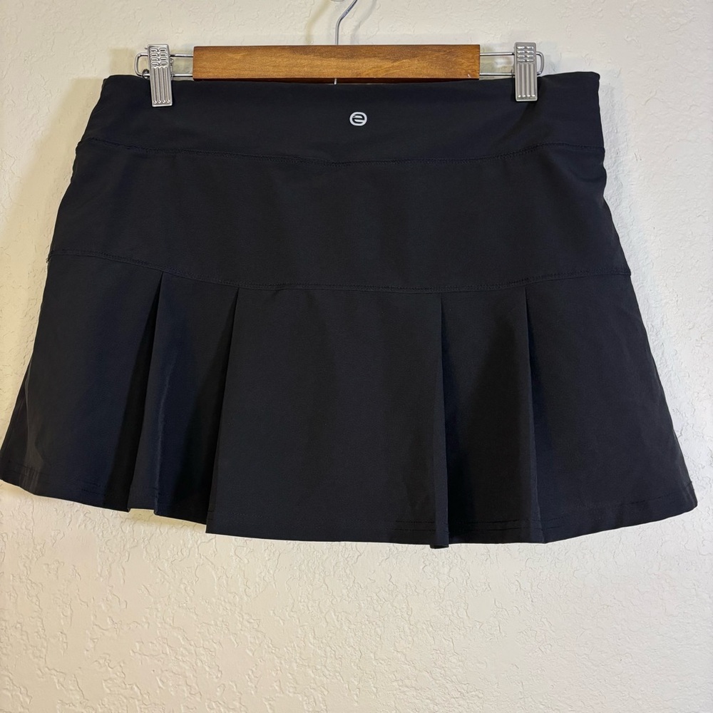Etonic Black Pleated Athletic Tennis Skort Size M - Picture 2 of 9